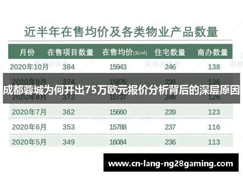 成都蓉城为何开出75万欧元报价分析背后的深层原因